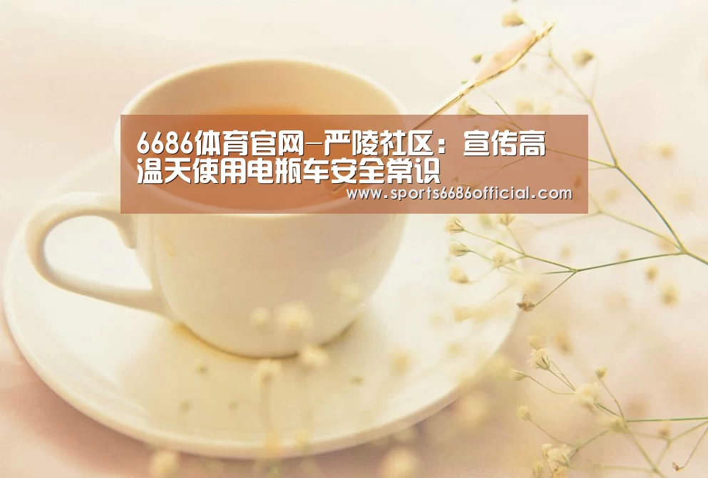 6686体育官网-严陵社区:宣传高温天使用电瓶车安全常识(图4) 6686体育